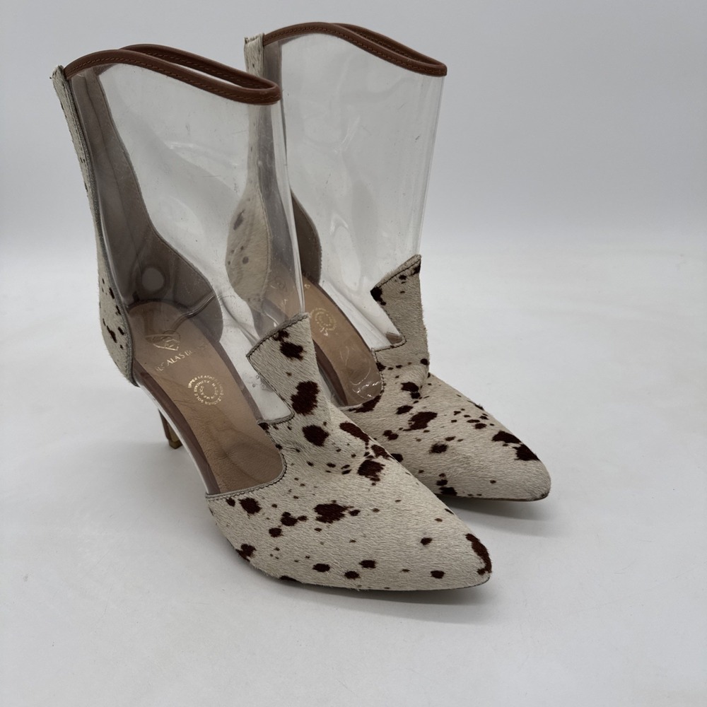 Alcala's Boots "Jacie" Genuine Cowhide 3.5" Heels Size 8